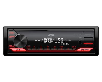 JVC KD-X182DB Autoradio enkel DIN Aansluiting voor stuurbediening, DAB+ tuner