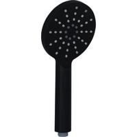 Ben Push handdouche rond Ø12cm 3 straalsoorten gestructureerd zwart - thumbnail