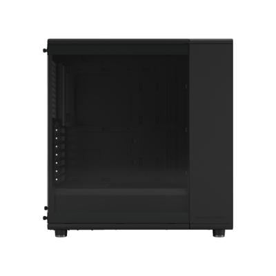 Fractal Design north momentum edition midi tower behuizing (zwart/houtkleur | 2x usb-a | 1x usb-c | tempered glass)