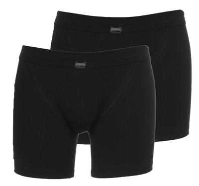 2-Pack heren boxershort Gulp - Authentic - Elastisch katoenen heren onderbroek met sluiting - XL - Zwart - Onderbroek heren heren heren heren heren