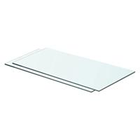 Wandschap transparant 70x15 cm glas - thumbnail