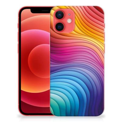 TPU Hoesje voor iPhone 12 Mini Regenboog TPU Hoesje voor iPhone 12 Mini Regenboog