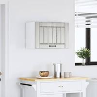 Keukenwandkast Lucca bewerkt hout grijs sonoma eikenkleur - thumbnail