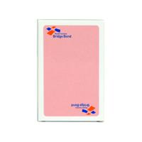 Speelkaarten Bridge Bond roze - thumbnail