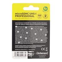 Intenso Professional microSDHC-kaart 32 GB Class 10, UHS-I Incl. SD-adapter - thumbnail