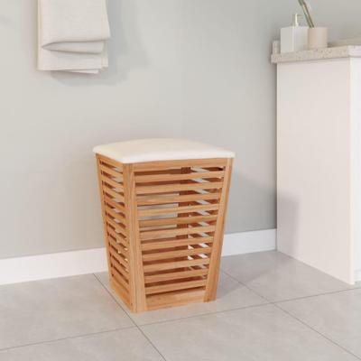 Badkamerkruk 40,5x40,5x56 cm massief walnotenhout Badkamerkruk 40,5x40,5x56 cm massief walnotenhout
