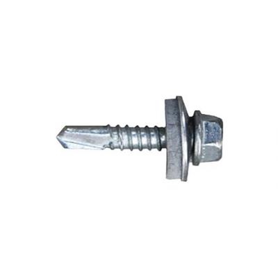 Schroefdoos CELO 7301 Verzinken Ø 6,3 x 25 mm Met sluitring Zeshoekig Boor (200 Stuks)