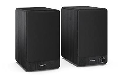Sharp CP-SS30 Boekenplank speaker Zwart 60 W 1 paar Sharp CP-SS30 Boekenplank speaker Zwart 60 W 1 paar
