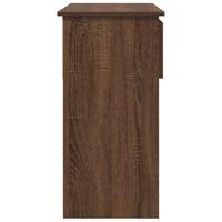 Wandtafel met lades 85,5x38,5x74,5 cm bruin eikenkleurig - thumbnail
