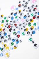 Apli zelfklevende knutselogen, rond, blister met 100 stuks - thumbnail