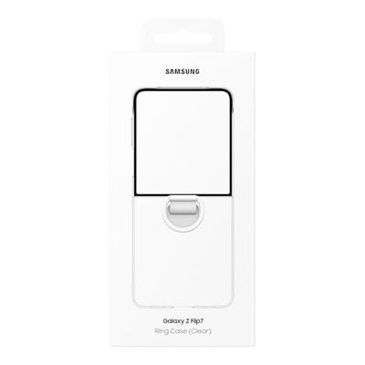 Samsung SAMSUNG Clear Ring Case Z Flip7 Transpar Flip Case Samsung Galaxy Z Flip 7 Transparant Stootbestendig Samsung SAMSUNG Clear Ring Case Z Flip7 Transpar Flip Case Samsung Galaxy Z Flip 7 Transparant Stootbestendig