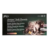 Creativ Company Gallery soft pastel set bruin harmonie, 12st. - thumbnail