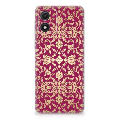 Siliconen Hoesje Motorola Moto E13 Barok Pink
