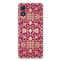 Siliconen Hoesje Motorola Moto E13 Barok Pink - thumbnail