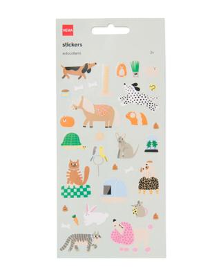 HEMA Stickervellen huisdieren