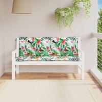 Tuinbankkussens 2 st 150x50x7 cm stof meerkleurig - thumbnail