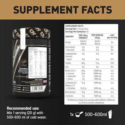 DY Nutrition Hit BCAA 10:1:1 Peach (400 g)