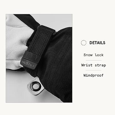 Hestra Army Leather Heli Ski Jr 5 Finger Handschoen Kinderen BLACK 5