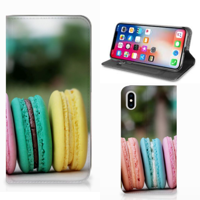 Apple iPhone Xs Max Flip Style Cover Macarons - thumbnail