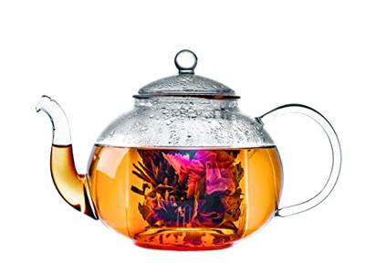 Bredemeijer Verona Glazen Theepot Enkelwandig 1L + Theefilter Transparant - thumbnail