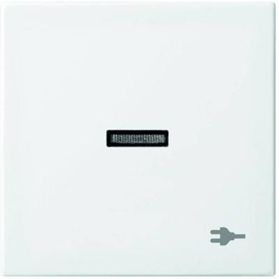 Busch-Jaeger 1789 ST-914 Controletoets, Wipschakelaar stekker Afdekking Busch-balance SI Alpine-wit 1 stuk(s)