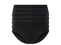 ESMARA 5 dames-slips (5x zwart, S (36/38)) - thumbnail