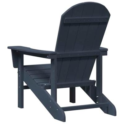 Tuinstoel 2 pcs Marineblauw 82 x 74 x 92 cm Polyetheen