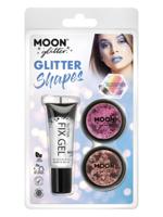 Moon Glitter Holographic Glitter Shapes - thumbnail