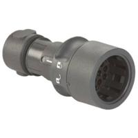 Bulgin PXP6010/08S/CR/0709 Ronde connector Koppeling, recht Totaal aantal polen: 8 Serie (ronde connectoren): Buccaneer 6000 1 stuk(s) - thumbnail