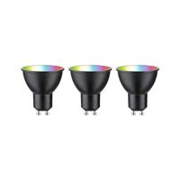 29153 Paulmann Home LED-lamp GU10 Energielabel: F (A - G) 4.8 W RGBW Zwart (mat) - thumbnail