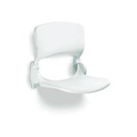 Douchezitting Handicare Linido met Rugleuning Opklapbaar Wit Handicare - thumbnail