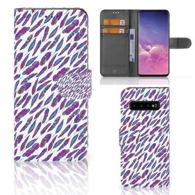 Samsung Galaxy S10 | Telefoon Hoesje | Feathers Color Samsung Galaxy S10 | Telefoon Hoesje | Feathers Color