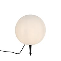 QAZQA Moderne buitenlamp wit 35 cm IP65 - Nura - thumbnail