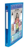 Ringband oxford polyvision a4 4r 30mm blauw - thumbnail