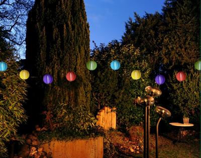 10st solar lampion wit 8 cm Anna's Collection - Annas collection