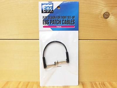 EBS PCF-DL10 Deluxe Flat patchkabel mono-jack haaks 10 cm EBS PCF-DL10 Deluxe Flat patchkabel mono-jack haaks 10 cm
