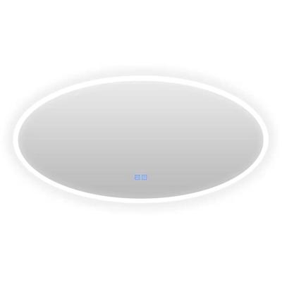 Badkamerspiegel Casajoy Bright 120x60cm Ovaal Ledverlichting en Anticodens Badkamerspiegel Casajoy Bright 120x60cm Ovaal Ledverlichting en Anticodens