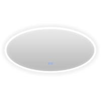 Badkamerspiegel Casajoy Bright 120x60cm Ovaal Ledverlichting en Anticodens - thumbnail