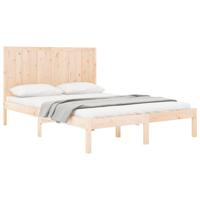 Bedframe zonder matras massief grenenhout 150x200 cm - thumbnail
