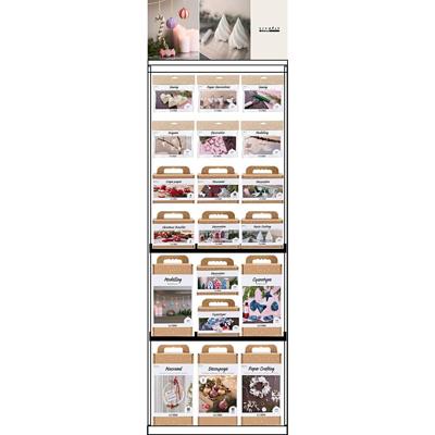 Creativ Company Vloerdisplay, ongemonteerd, hero kerstmis, volwassenen, h: 1580 mm, l: 600 mm, b: 400 mm, 104 eenh./ 1 stuk