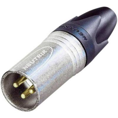 Neutrik NC3MXX-EMC XLR-connector Stekker, recht Aantal polen: 3 Zilver 1 stuk(s) Neutrik NC3MXX-EMC XLR-connector Stekker, recht Aantal polen: 3 Zilver 1 stuk(s)