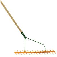 Polyhark schuin met houten steel 160 cm - thumbnail