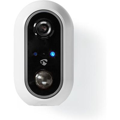 SmartLife Camera voor Buiten | Wi-Fi | Full HD 1080p | IP65 | Maximale levensduur batterij: 4 maand(en) | Cloud / MicroSD | 5 VDC | Met bewegingssensor | Nachtzicht | Android & iOS | Wit