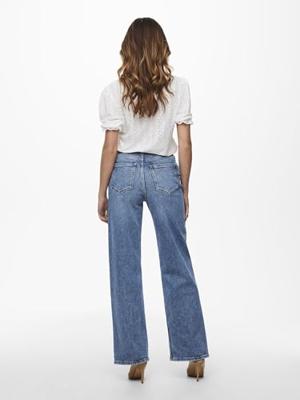 Only Onljuicy Hw Wide Leg Rea365 Noos 15234743 Mom Jeans Medium Blue Denim Nas365