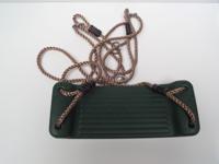 Schommelzitje in kunststof 430x165x85 mm pp-touw groen Hermic - Hermic - thumbnail