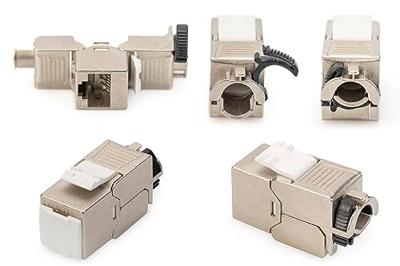 Digitus DN-93617-8 RJ45-inbouwmodule Keystone CAT 6A 8 stuk(s) Digitus DN-93617-8 RJ45-inbouwmodule Keystone CAT 6A 8 stuk(s)