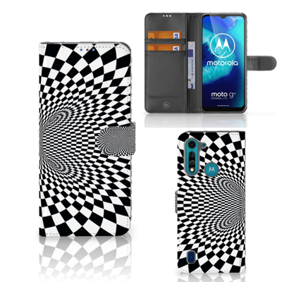 Motorola G8 Power Lite | Book Case | Illusie Motorola G8 Power Lite | Book Case | Illusie