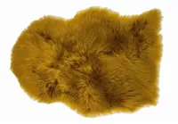 Van der Leeden Mandwerk BV schapenvacht 90x65x2cm brons - thumbnail