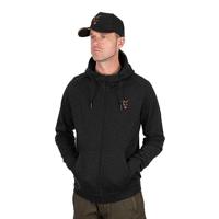 Fox Collection Lightweight Hoody Black & Orange Large - thumbnail
