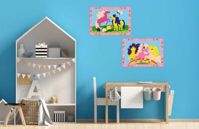 Ravensburger creart schilderen op nummer - springende pony&apos;s